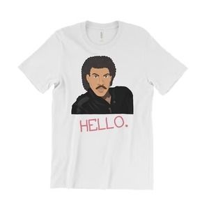 Lionel Richie Hello T Shirt All Night Long 80s Pop Rnb Soul Music  T-shirt